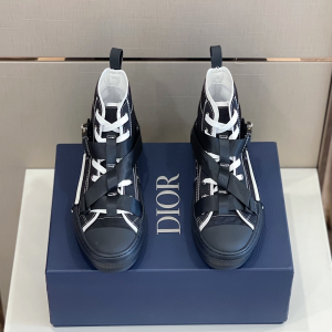 Replica Mens Shoes Dior B23 High Top Sneakers in Black 38 To 45 A151PP580 AA187985