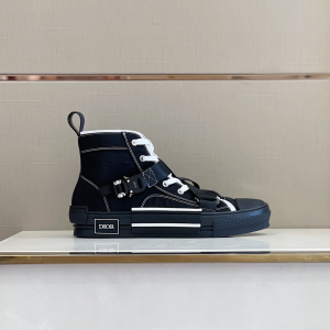 Replica Mens Shoes Dior B23 High Top Sneakers in Black 38 To 45 A151PP580 AA187985