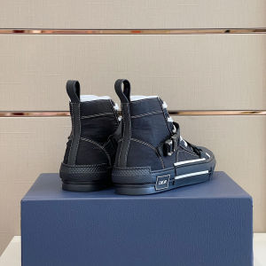 Replica Mens Shoes Dior B23 High Top Sneakers in Black 38 To 45 A151PP580 AA187985