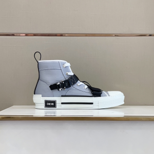Replica Mens Shoes Dior B23 High Top Sneakers in Gray 38 To 45 A151PP580 AA187981