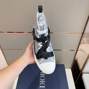 Replica Mens Shoes Dior B23 High Top Sneakers in Gray 38 To 45 A151PP580 AA187981