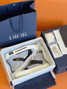 Replica Mens Shoes Dior B23 High Top Sneakers in Gray 38 To 45 A151PP580 AA187981