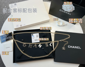 Replica Womens Belts Chanel Monogram Chain Belts A62PP280 AA187846