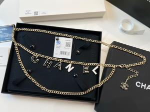 Replica Womens Belts Chanel Monogram Chain Belts A62PP280 AA187846