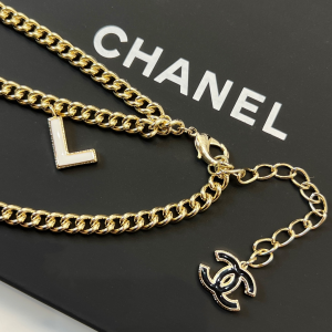 Replica Womens Belts Chanel Monogram Chain Belts A62PP280 AA187846