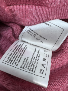 Replica Womens Clothing Chanel CC Logo Pink Black Sweaters SML A40PP780 AA187842