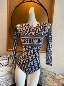 Dior Oblique One Piece Swimsuit Bikini 