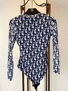 Replica Womens Clothing Dior Oblique One Piece Swimsuit Bikini SML A123PP180 AA187897