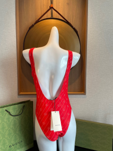 Replica Womens Clothing Gucci One Piece Swimsuit Bikini in Red SML A123PP180 AA187896