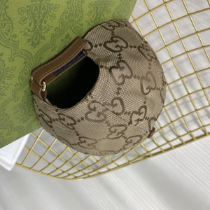 Replica Womens Hats Gucci Beige Jumbo GG Canvas Baseball Hat A190PP180 AA188029