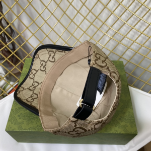 Replica Womens Hats Gucci Black GG Canvas Baseball Hat A190PP180 AA188027