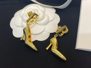 Replica Womens Jewelry Balenciaga Gold Girl Shoe Earrings A39PP180 AA187807