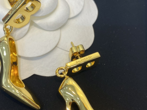 Replica Womens Jewelry Balenciaga Gold Girl Shoe Earrings A39PP180 AA187807