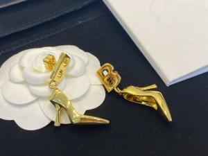 Replica Womens Jewelry Balenciaga Gold Girl Shoe Earrings A39PP180 AA187807