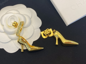 Replica Womens Jewelry Balenciaga Gold Girl Shoe Earrings A39PP180 AA187807