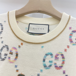 Replica Womens Clothing Gucci GG Wool Jacquard Sweater SML A228PP580 AA188410
