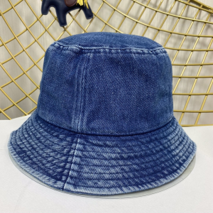 Replica Womens Hats Celine Logo Blue Denim Bucket Hat A190PP180 AA188405