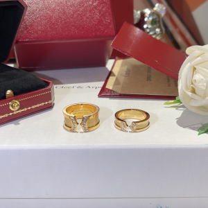 Cartier Gold Diamonds Rings 