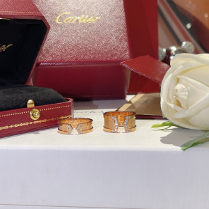 Replica Womens Jewelry Cartier Rose Gold Diamonds Rings A173PP180 AA188551