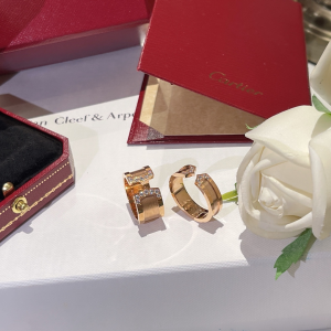 Replica Womens Jewelry Cartier Rose Gold Diamonds Rings A173PP180 AA188551