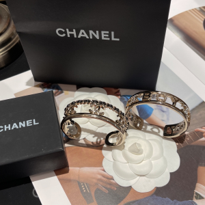 Chanel 2022 Gold Cuff Bracelet 