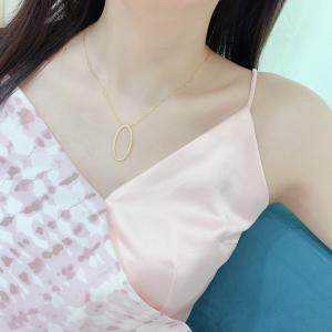 Replica Womens Jewelry Tiffany Diamonds Round Pendant Necklace A205PP280 AA188570