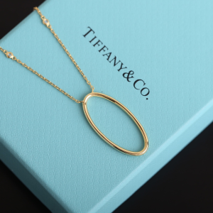 Replica Womens Jewelry Tiffany Diamonds Round Pendant Necklace A205PP280 AA188570