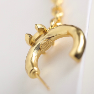 Replica Womens Jewelry Chanel 2022 Crystals CC Chain Earrings A39PP180 AA188819