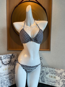 Dior Oblique Cotton Swimsuit Bikini 
