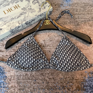 Replica Free Gift Dior Oblique Cotton Swimsuit Bikini SML A123PP105 AA189103