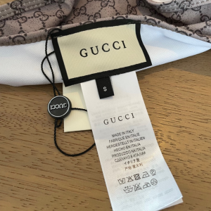 Replica Free Gift Gucci Beige GG Cotton Swimsuit Bikini SML A123PP105 AA189105