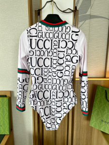 Replica Free Gift Gucci Logo Cotton Swimsuit Bikini SML A123PP105 AA189102