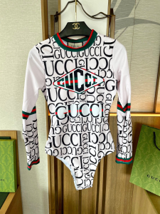 Replica Free Gift Gucci Logo Cotton Swimsuit Bikini SML A123PP105 AA189102