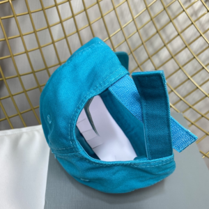 Replica Womens Hats Balenciaga Green Cotton Baseball Cap Hat A190PP180 AA189145