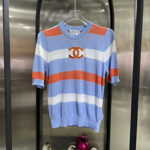 Chanel CC Logo Sweaters Tops 