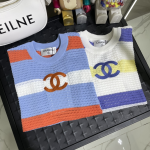 Replica Womens Clothing Chanel CC Logo Sweaters Tops SML A40PP780 AA189227