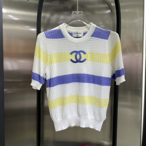 Chanel CC Logo Sweaters Tops 