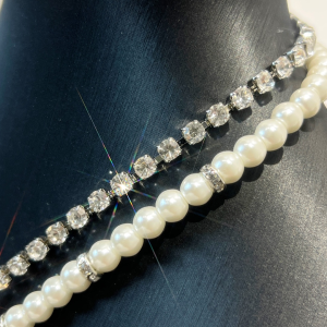 Replica Womens Jewelry Chanel Crystals 19 Pearls Necklaces AB8959 A62PP280 AA189242