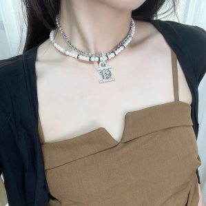 Replica Womens Jewelry Chanel Crystals 19 Pearls Necklaces AB8959 A62PP280 AA189242