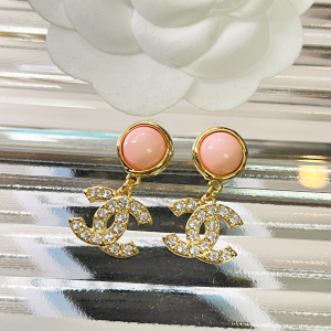 Replica Womens Jewelry Chanel Crystals CC Logo Pearl Earrings A62PP180 AA189249