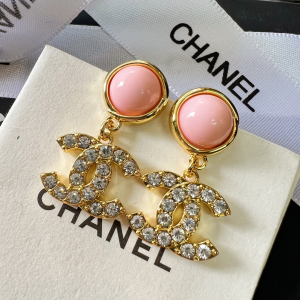 Replica Womens Jewelry Chanel Crystals CC Logo Pearl Earrings A62PP180 AA189249
