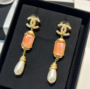 Replica Womens Jewelry Chanel Pearls CC Logo Earrings AB8910 A62PP180 AA189244