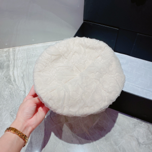 Replica Womens Hats Chanel CC Logo Beige Beret Hat A190PP180 AA189650