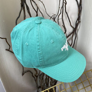 Replica Womens Hats Prada Green Cotton Baseball Cap Hat A190PP180 AA189656