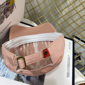 Replica Womens Hats Prada Pink Cotton Baseball Cap Hat A190PP180 AA189655