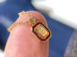 Replica Womens Jewelry Harry Winston HW Logo Diamonds Necklace A62PP280 AA189576