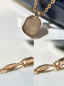 Replica Womens Jewelry Harry Winston HW Logo Diamonds Necklace A62PP280 AA189576