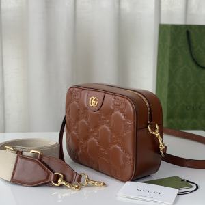Replica Womens Handbags Gucci Love Parade GG Matelasse Leather Shoulder Bag in Brown 702234 21x17x7CM A09PP780 AA189526 Replica Womens Handbags Gucci Love Parade GG Matelasse Leather Shoulder Bag in Brown 702234 21x17x7CM A09PP780 AA189526