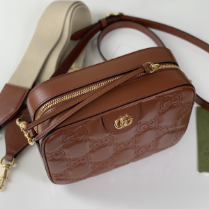 Replica Womens Handbags Gucci Love Parade GG Matelasse Leather Shoulder Bag in Brown 702234 21x17x7CM A09PP780 AA189526 Replica Womens Handbags Gucci Love Parade GG Matelasse Leather Shoulder Bag in Brown 702234 21x17x7CM A09PP780 AA189526