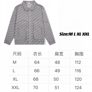 Replica Mens Clothing Dior Oblique Gray Jacket SMLXL A215PP380 AA189931